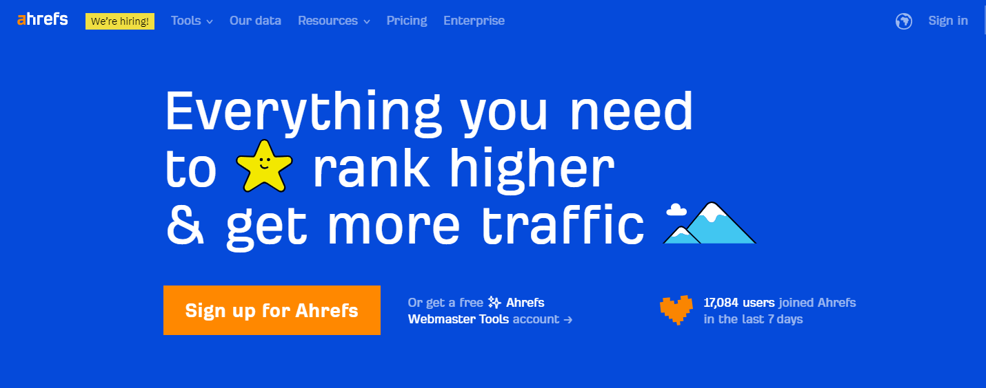 Ahrefs overview